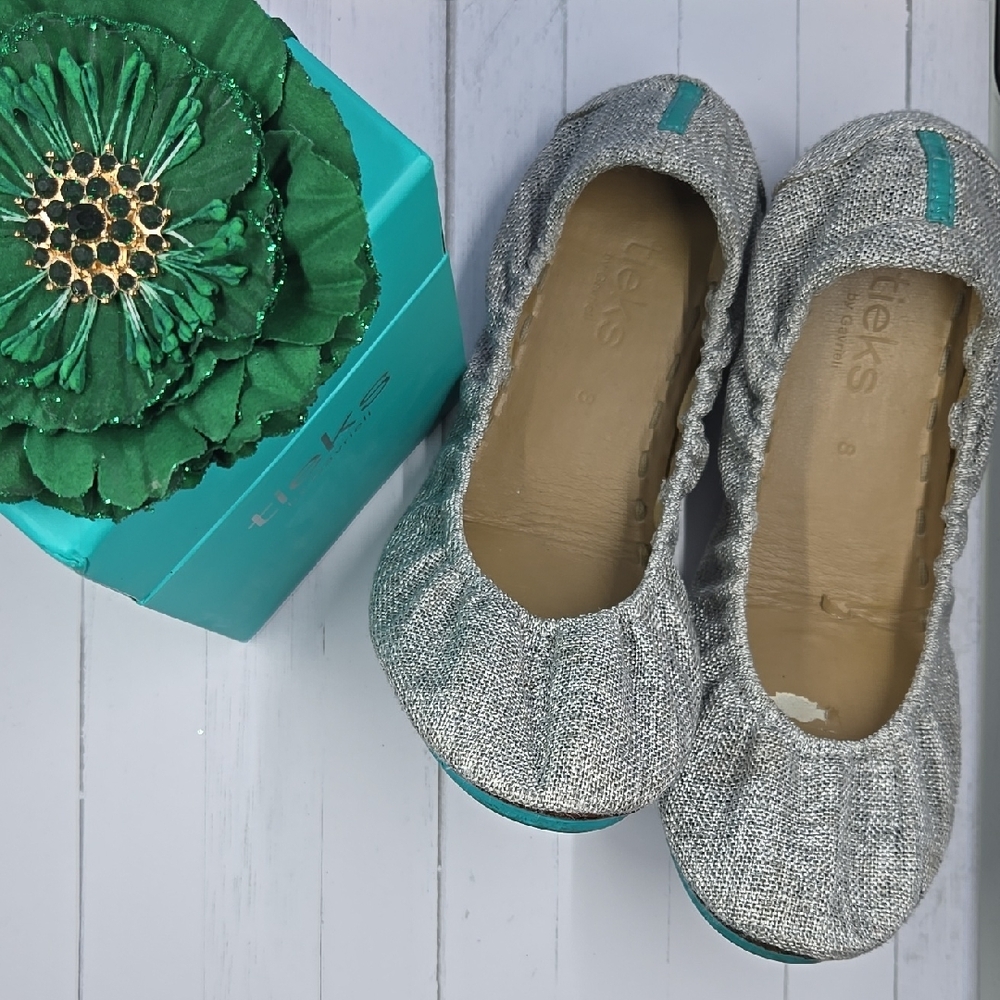 Tieks Gray Ballet Flats